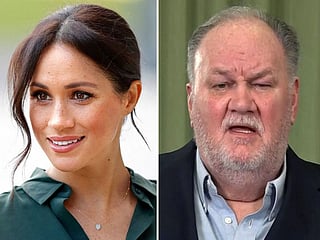 Meghan and Thomas Markle Sr.