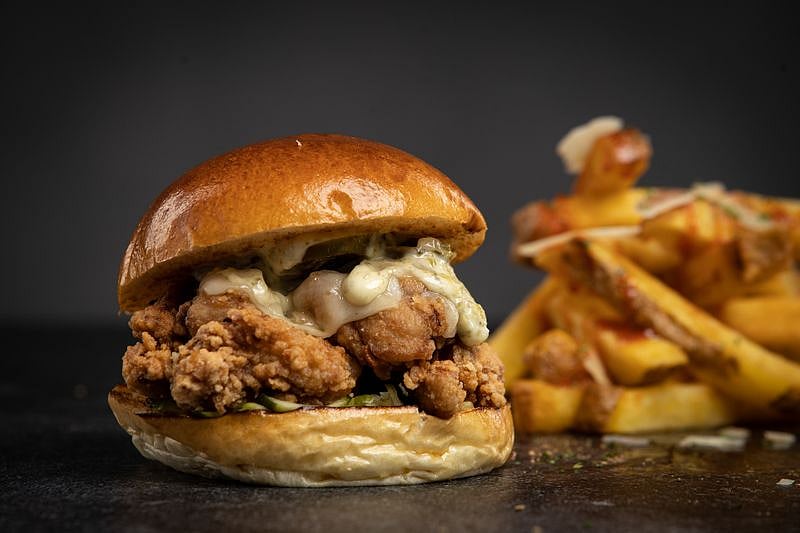 Chef izu chicken burger