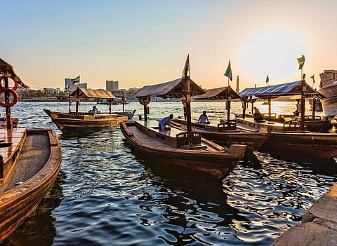 Abra rides cost Dh1 per ride (Dh2 for air conditioned abra), Bur Dubai (Creekside), daily 5am to midnight. 