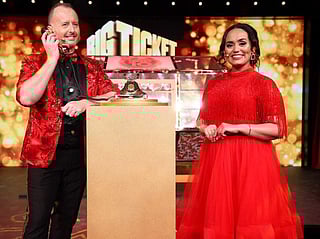 The Big Ticket draw in Abu Dhabi.