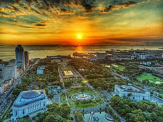 The Philippines is frequented by typhoons, floods, earthquakes. While these can be solved by engineers, there's a bigger disaster: the culture of kickbacks and impunity, a head-scratcher for many. Photo: An aerial view of the Luneta Park in Manila.