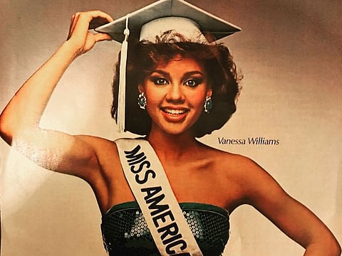 Vanessa Williams when she became Miss America in 1984