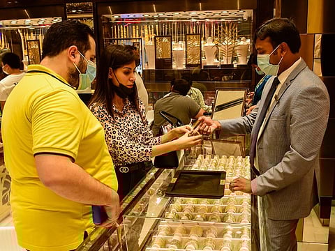 “Typically, UAE gold shoppers check whether prices will drop further for a second consecutive day before deciding whether to buy then or later,” said a retailer. 