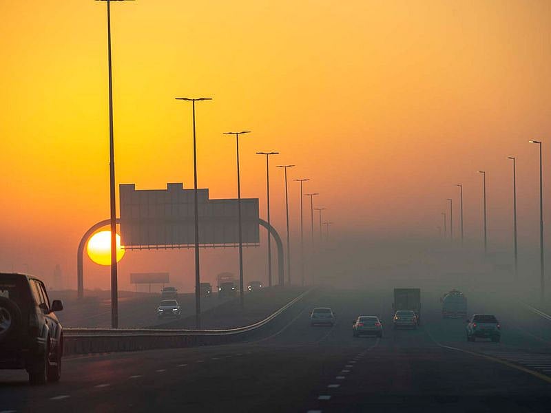 Fog in Sharjah