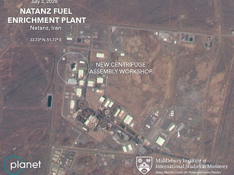 Iran’s Natanz nuclear facility, a key enrichment site, as questions mount over the fate of Tehran’s uranium stockpile after US-led strikes.