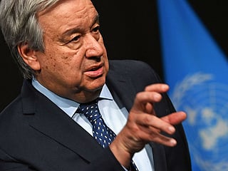 Antonio Guterres, UN secretary general.