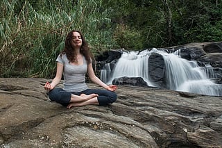 Tourists can visit golden beaches, ancient temples, tea plantations, and elephants in Sri Lanka. 