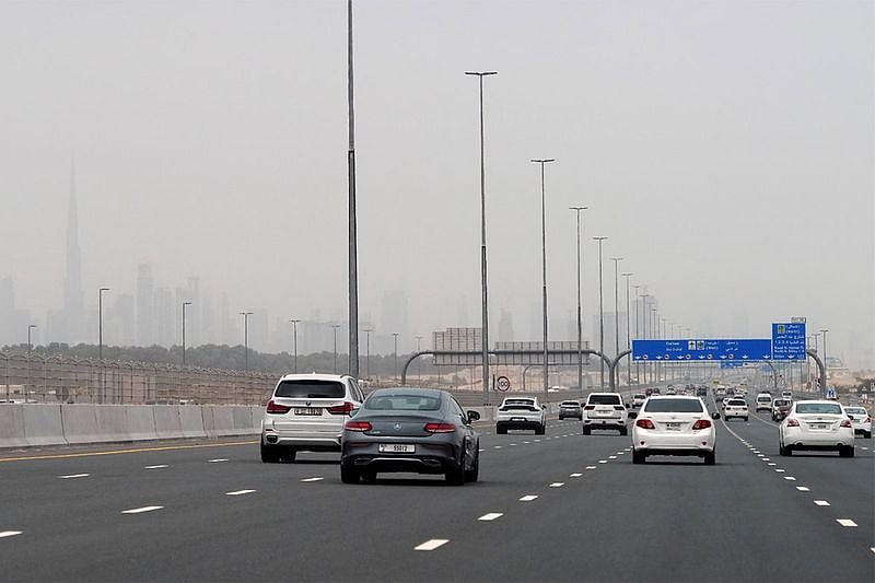 Dubai and Sharjah residents hit by strong winds and dusty conditions