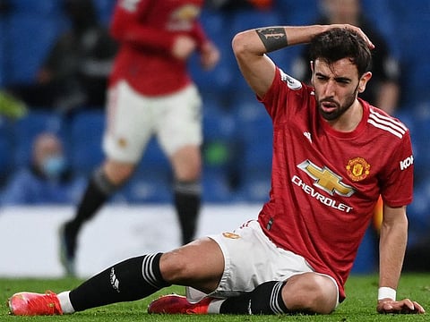 Bruno Fernandes is currently out injured but his future at Manchester United is up in the air