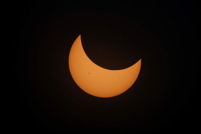 An annular solar eclipse 