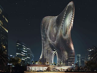 The Bugatti residence project in Business Bay.