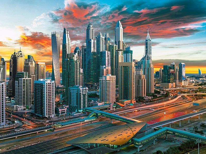 STOCK DUBAI SKYLINE