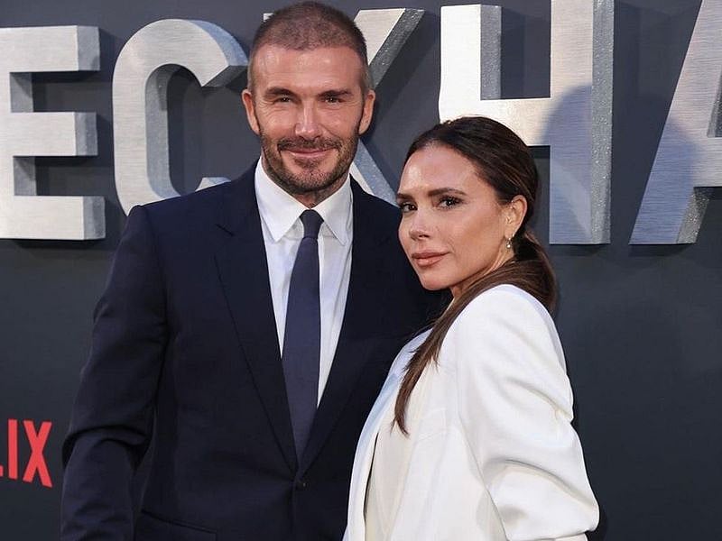 David and Victoria Beckham  