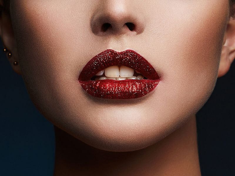Glitter lips 