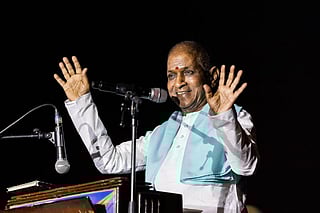 File photo of Ilaiyaraaja performing at Jubilee Stage, Expo 2020 Dubai. For more than five decades, Ilaiyaraaja’s compositions have been the soundtrack of South Indian cinema and beyond.