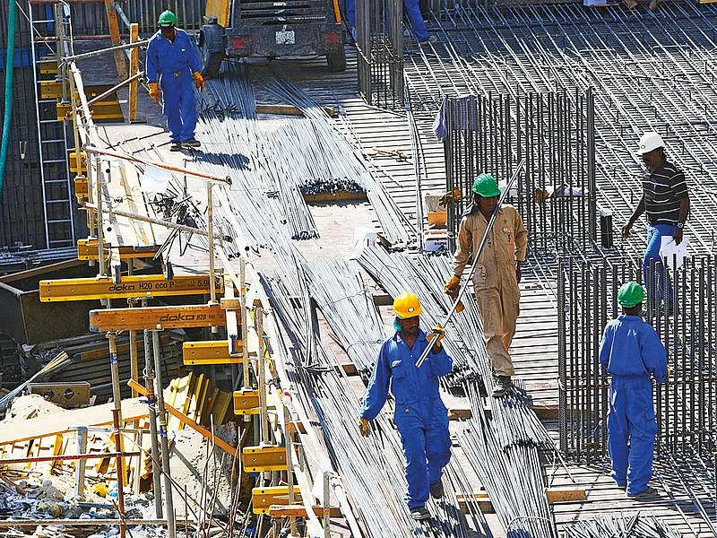Construction workers at a site in Dubai. (Photo for illustrative purposes only)