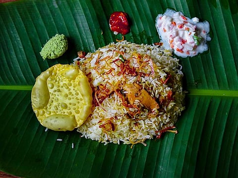 The cooking technique followed is the difference between Thalassery biryani and Kozhikkodan biryani