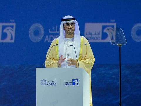 Dr. Sultan Ahmed Al Jaber, UAE Minister of Industry and Advanced Technology and Managing Director and Group CEO of ADNOC.  