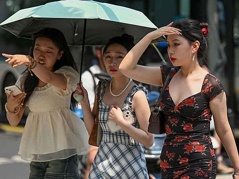 Scientists say global warming is exacerbating adverse weather, with many countries experiencing deadly heatwaves and temperatures hitting records across Southeast and South Asia in recent weeks.  In May, the United Nations warned it is near-certain that 2023-2027 will be the warmest five-year period ever recorded, as greenhouse gasses and El Nino combine to send temperatures soaring. File photo taken in Shanghai on May 29, 2023.