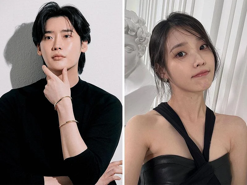 Lee Jong-suk and IU 