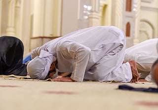 File image: Taraweeh prayers involve reading long chapters of the Quran every night, with the aim to complete the entire Quran by the end of the last day of Ramadan.