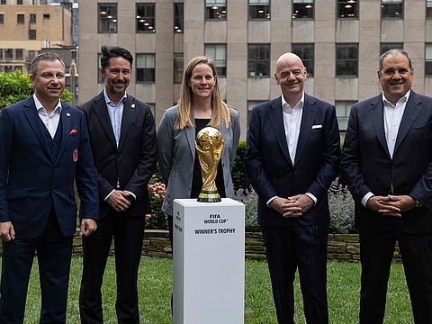 2026 FIFA WORLD CUP: THREE COUNTRIES , 16 VENUES AMONG A LOT OF ‘FIRST’: The 2026 edition of Fifa World Cup will see a major ‘first’ when three neighbours – the US, Mexico and Canada will co host the ‘greatest show on earth.’ 