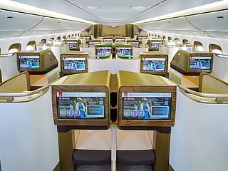 An Emirates 777 post the retrofit. To date, 76 aircraft have undergone refurbishment