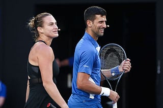 Sabalenka and Novak Djokovic 