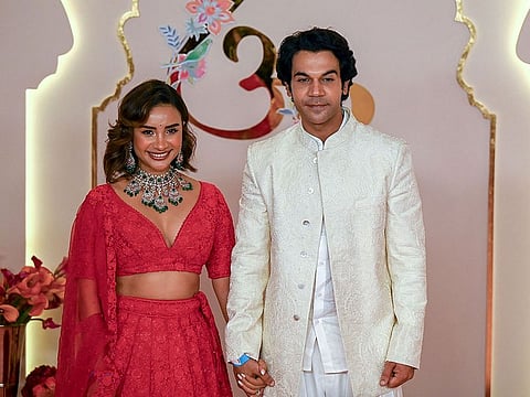 Bollywood actor Rajkummar Rao with his wife Patralekha.