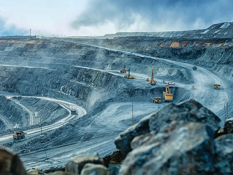 open pit mine