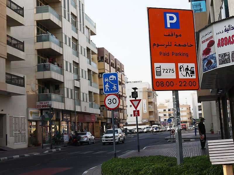 Stock RTA Dubai parking