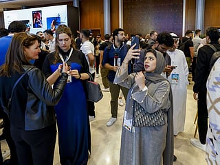 Attendees at the two-day content creators' event in Dubai as 1 Billion Followers Summit. File photo for illustrative purpose only