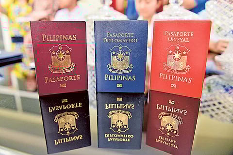 The Philippine e-passport.