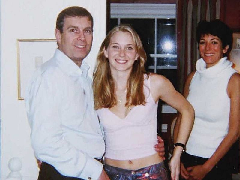 Prince Andrew Virginia Giuffre, and Ghislaine Maxwell 