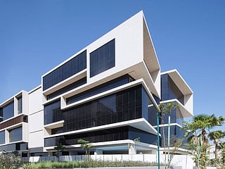 Heriot-Watt University serves over 25,000 students across five campuses, including two international locations. Pictured above is the Heriot-Watt University building in the UAE. 