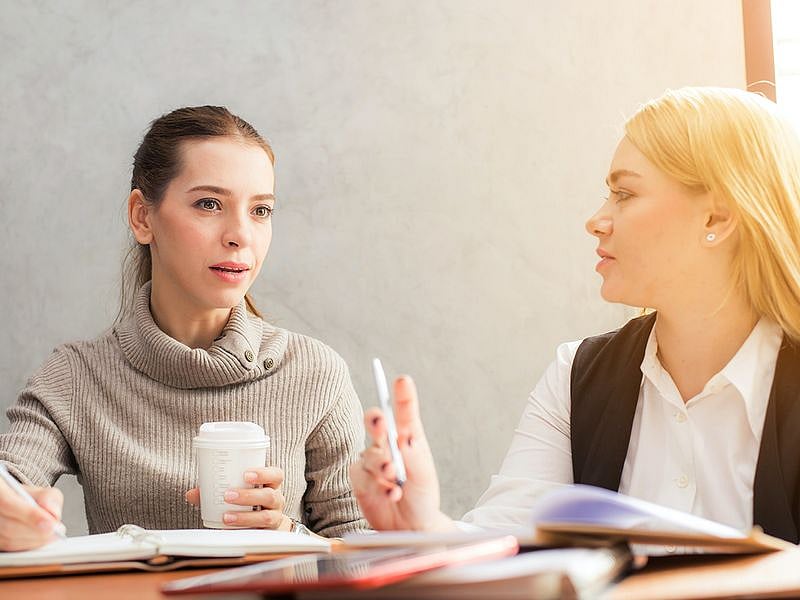 Check in on your colleagues, or take them out for coffee, if you can.