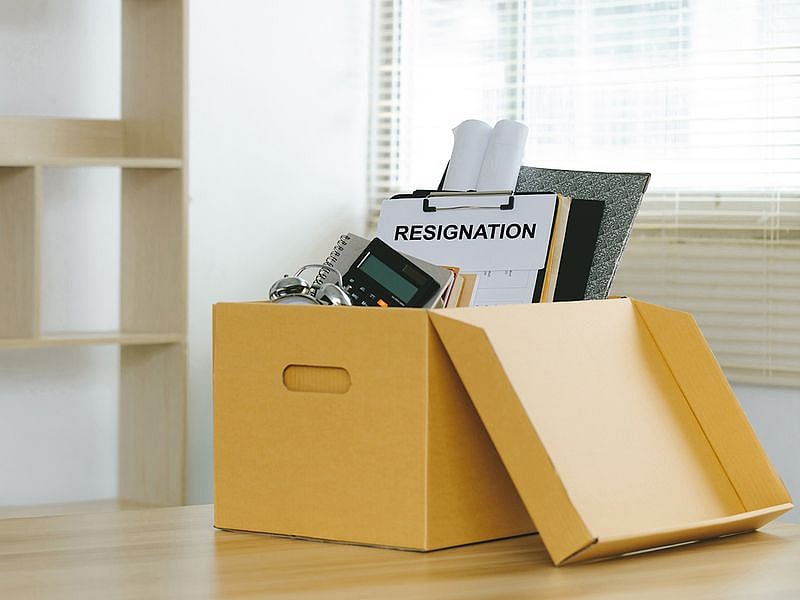 Resignation stock