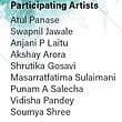 The participating artists