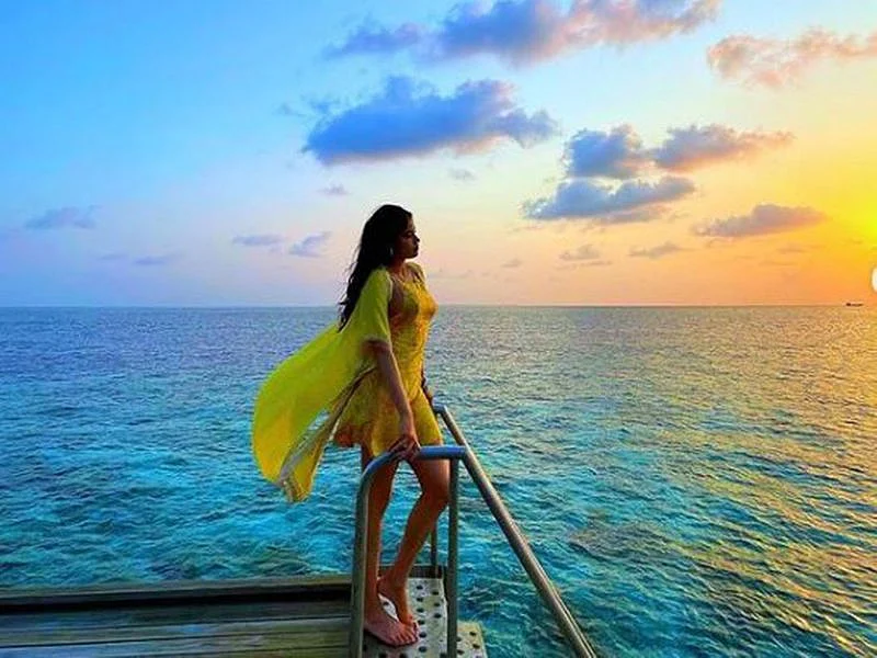 Janhvi Kapoor in Maldives