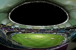 A view of Dubai International Cricket Stadium.