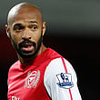 Thierry Henry in action for Arsenal in 2012.