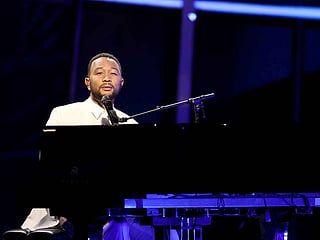  John Legend in action