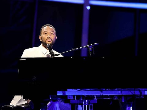  John Legend in action