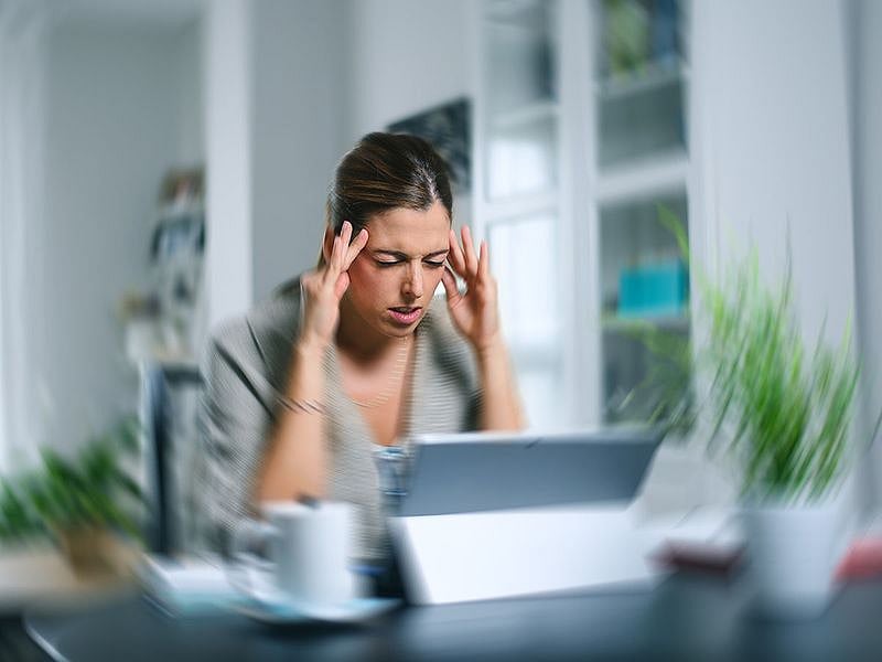 Stock dizziness headache