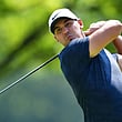 Brooks Koepka of the United States plays his shot from the seventh tee during the second round of the 2018 PGA Championship at Bellerive Country Club on August 10, 2018 in St Louis, Missouri.   