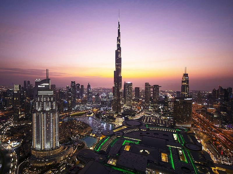 Stock Dubai skyline