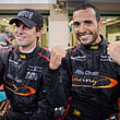 Khaled Al Qubaisi, right