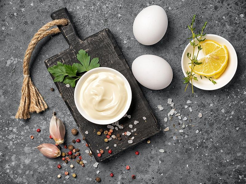 Homemade mayonnaise