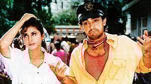 Urmila Matondkar and Aamir Khan in 'Rangeela'