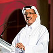 Khalaf Ahmad Al Habtoor, Chairman of Al Habtoor Group Group, speaks a the inauguration ceremony.